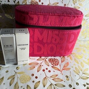 Dior Pink Cosmetic Bag